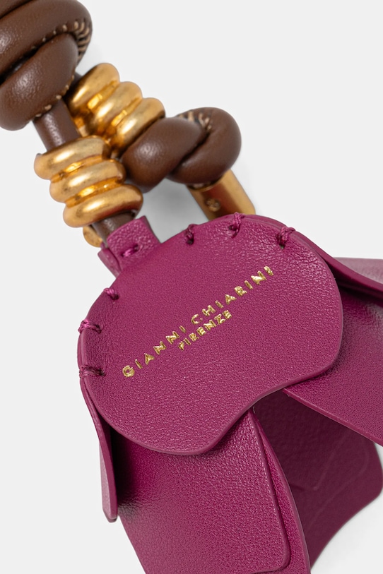 Кожаный брелок Gianni Chiarini PC.DESERT.FLOWER.02 розовый SS26
