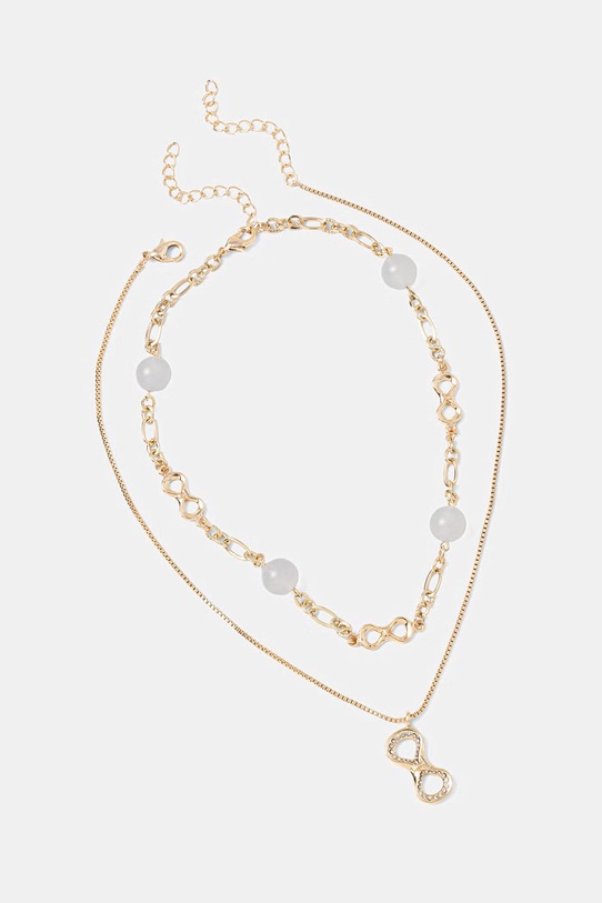 Twinset naszyjnik 2-pack 2-pack złoty 261TA4430