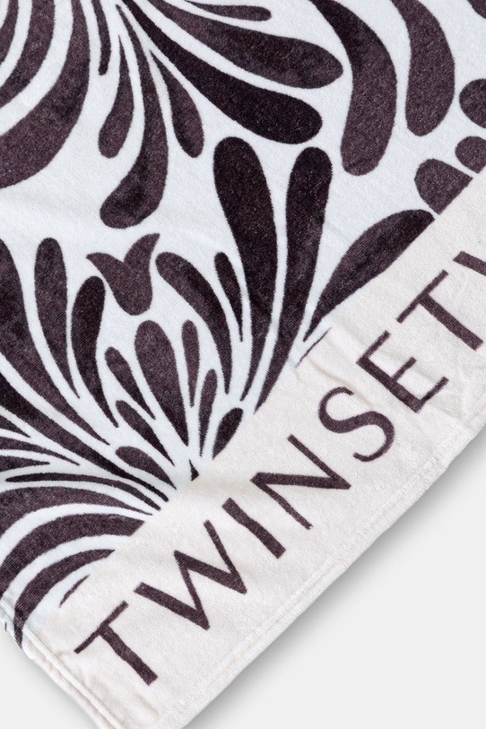 Dodatki Twinset brisača bombažna 261LM5BQQ rjava