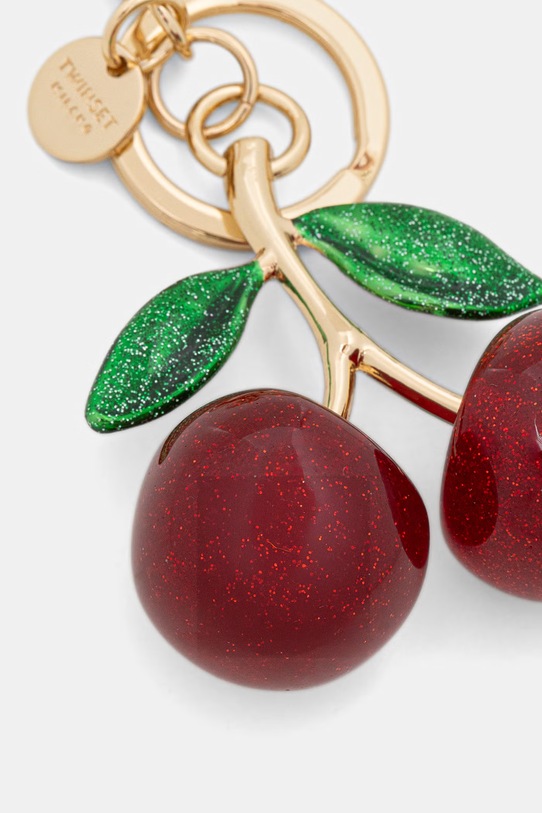 Twinset μπρελόκ γυναικείο μεταλλικό 261TL8010 κόκκινο SS26