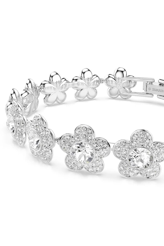 Akcesoria Swarovski bransoletka damska metalowa Ariana Grande x Swarovski 5749182 srebrny