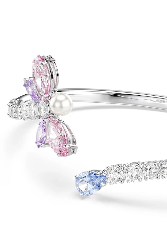 Akcesoria Swarovski bransoletka damska metalowa Ariana Grande x Swarovski 5737402 srebrny