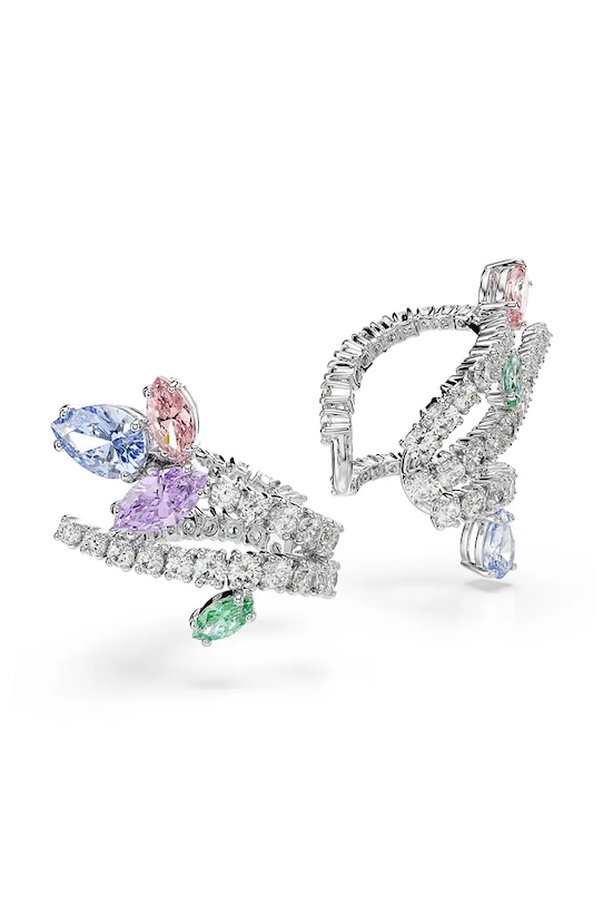 Swarovski nausznica damska metalowa cyrkoniowa Ariana Grande x Swarovski srebrny 5749184