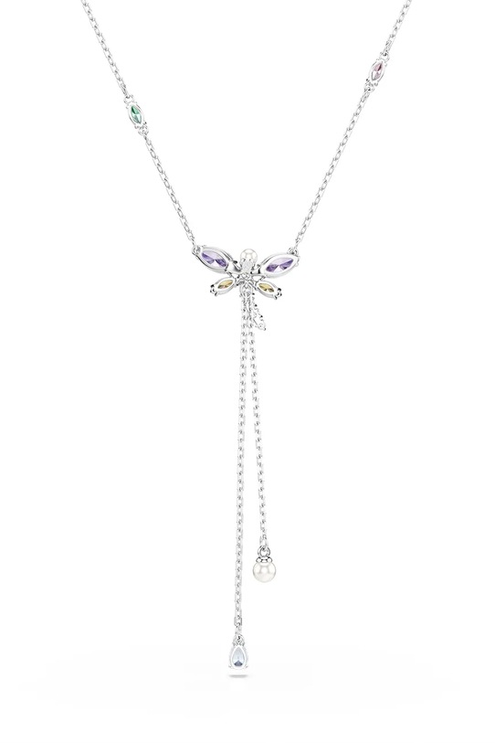 Swarovski naszyjnik damski z kryształem Swarovski Ariana Grande x Swarovski srebrny 5749183