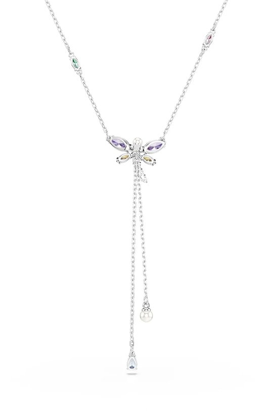 Swarovski naszyjnik damski z kryształem Swarovski Ariana Grande x Swarovski srebrny 5749183