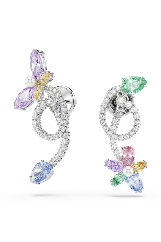 Swarovski kolczyki damskie metalowe kryształ Swarovski Ariana Grande x Swarovski multicolor 5749190