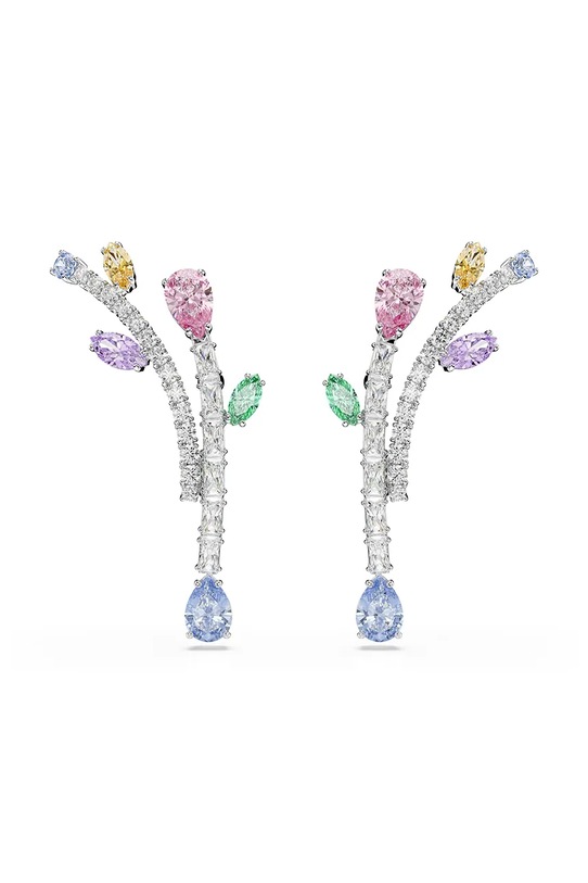 Swarovski kolczyki damskie metalowe z kryształem Swarovski Ariana Grande x Swarovski multicolor 5737426