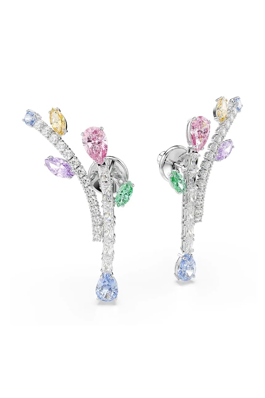 Swarovski kolczyki damskie metalowe z kryształem Swarovski Ariana Grande x Swarovski multicolor 5737426