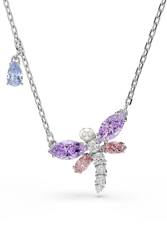 Swarovski naszyjnik damski metalowy z cyrkonią Ariana Grande x Swarovski srebrny 5737383