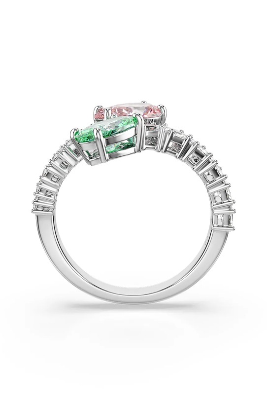 Swarovski Pierścionek damski z kryształem Swarovski Ariana Grande x Swarovski srebrny 5737373