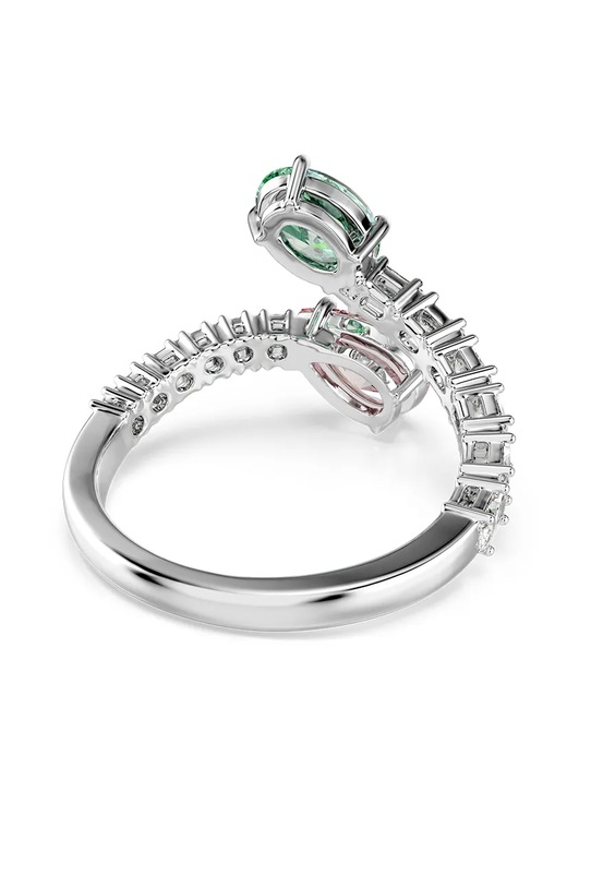 Swarovski pierścionek damski metalowy z kryształem Swarovski 5737375 srebrny SS26