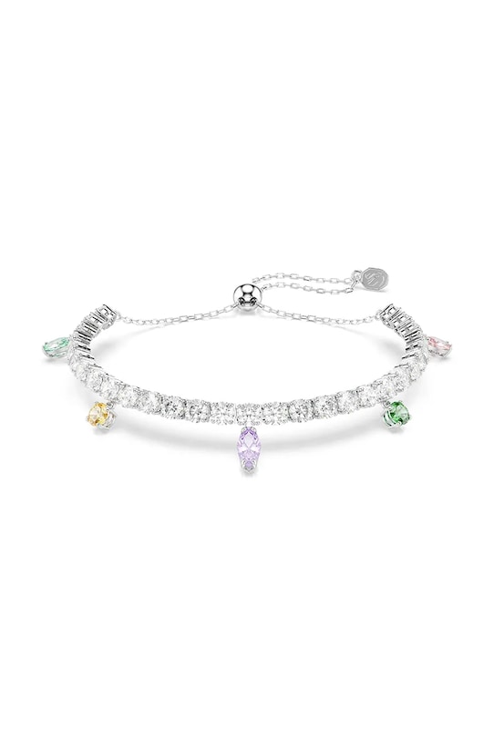 Swarovski bransoletka damska metalowa z kryształem Swarovskiego Ariana Grande x Swarovski srebrny 5742463