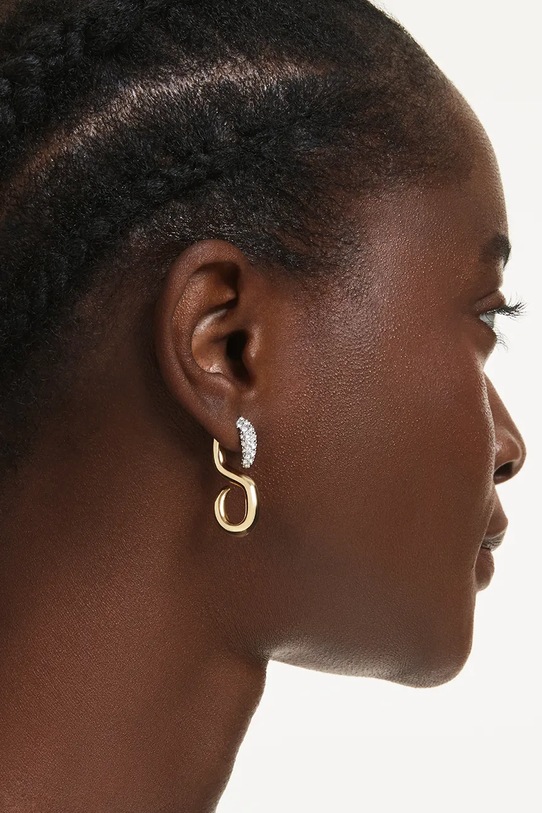 Swarovski kolczyki damskie z kryształem Swarovski DEXTERA 5741796 złoty