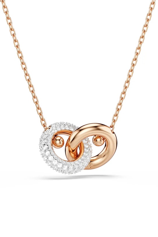 Swarovski naszyjnik DEXTERA złoty 5738200