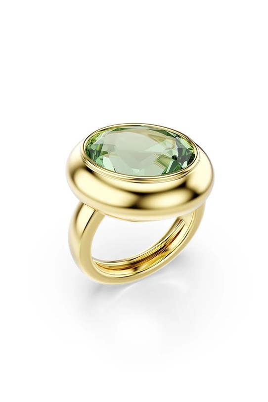 Akcesoria Swarovski pierścionek damski pozłacany kryształ Swarovski GEMA 5741583 złoty