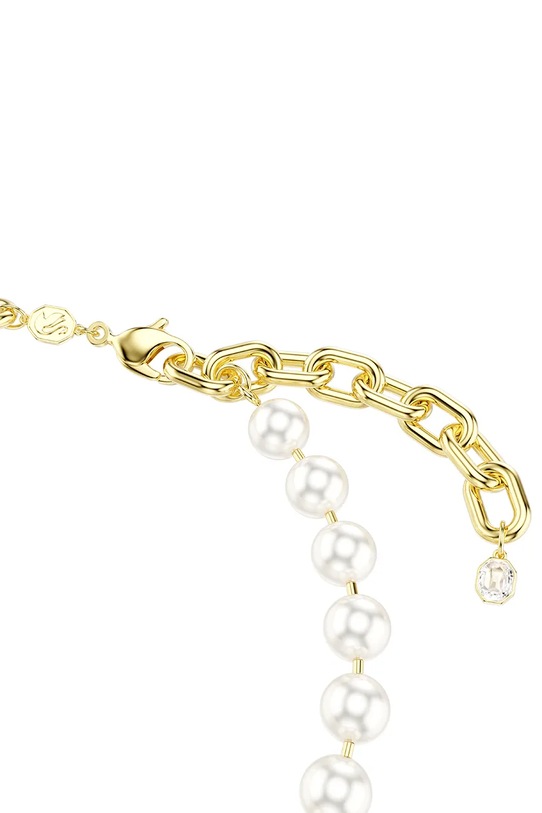 Swarovski naszyjnik IDYLLIA złoty 5743993