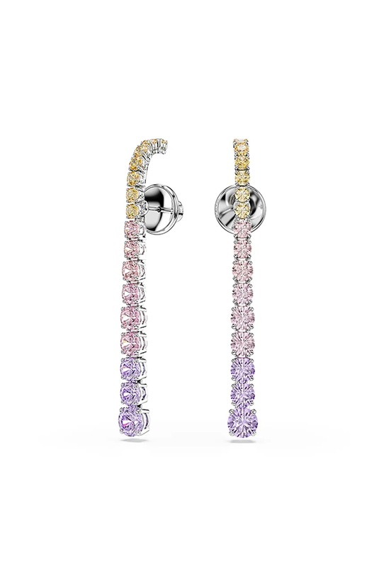 Swarovski kolczyki damskie cyrkoniowe MATRIX różowy 5751195