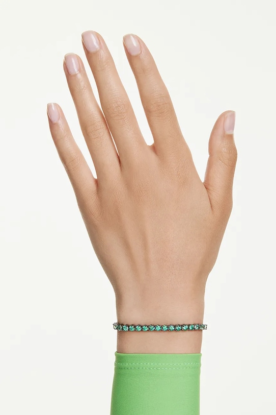 Swarovski bransoletka damska metalowa z kryształem Swarovski MATRIX 5743444