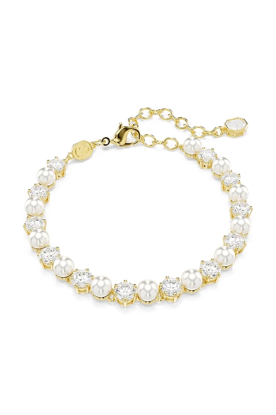 Swarovski bransoletka MATRIX cyrkonia złoty 5742026