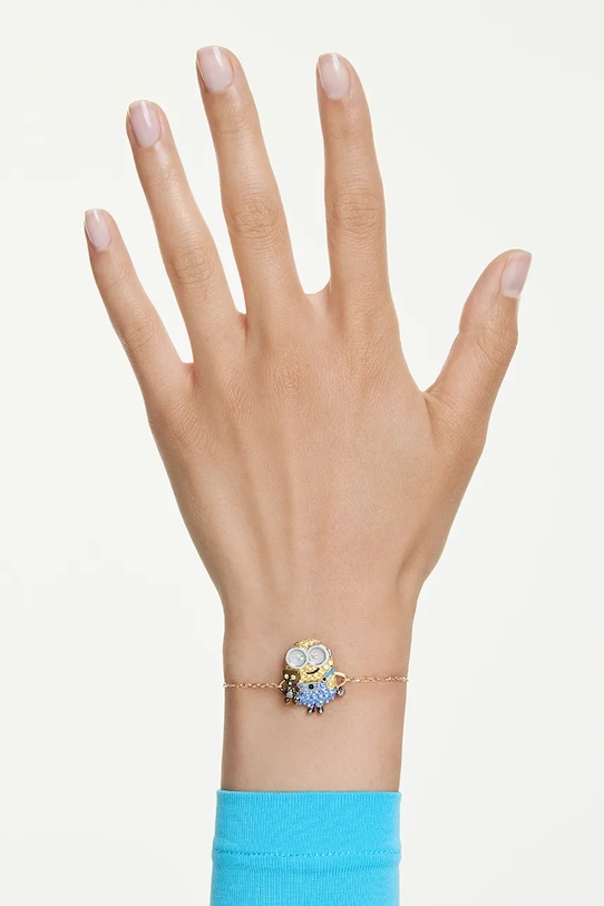 Swarovski bransoletka damska pozłacana kryształ Swarovski MINIONS 5743386