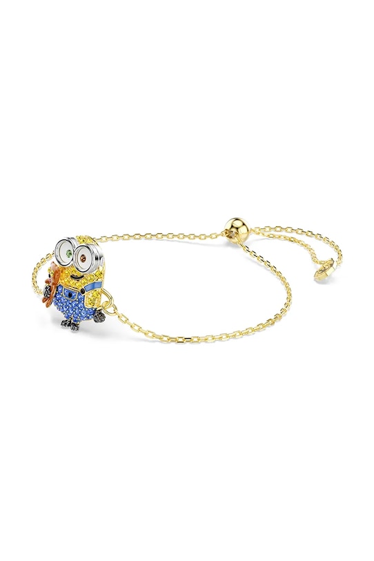 Swarovski bransoletka damska pozłacana kryształ Swarovski MINIONS 5743386 złoty SS26