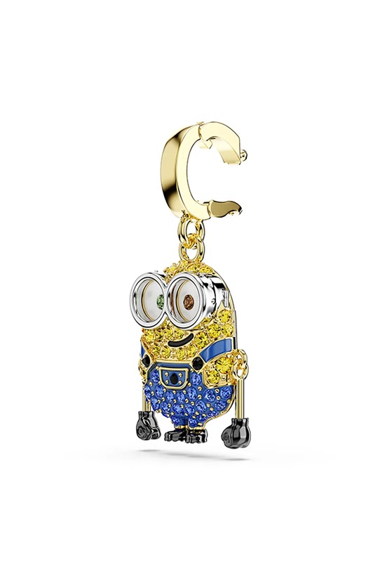 Akcesoria Swarovski zawieszka damska metalowa z kryształem Swarovski MINIONS 5753016 złoty