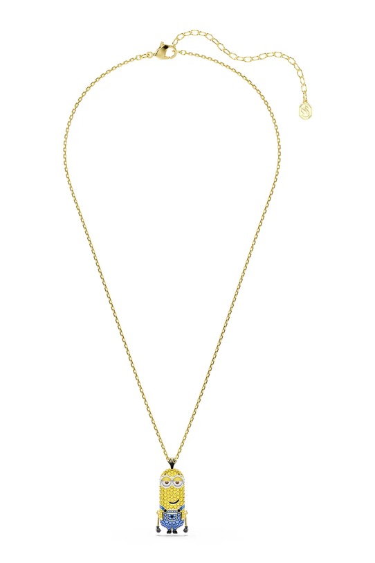 Swarovski naszyjnik z zawieszką damski pozłacany kryształ Swarovski MINIONS 5743384 złoty SS26