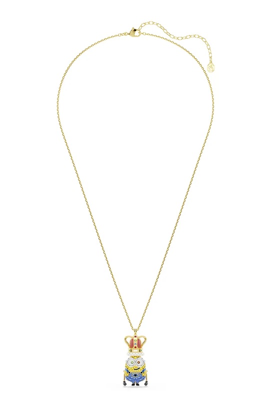 Swarovski náhrdelník s přívěskem dámský, pozlacený kov, Swarovski krystal MINIONS 5743385 zlatá SS26