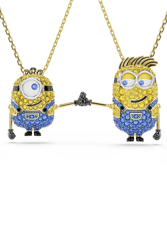 Swarovski намисто жіноче позолочене з цирконієм MINIONS 5751614 золотий SS26