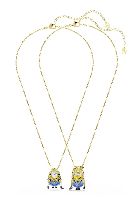 Doplnky Swarovski náhrdelník dámsky pozlátený so zirkónom MINIONS 5751614 zlatá