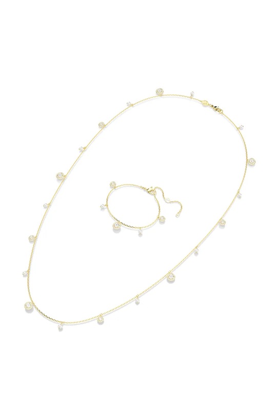 Swarovski naszyjnik UNA złoty 5742380