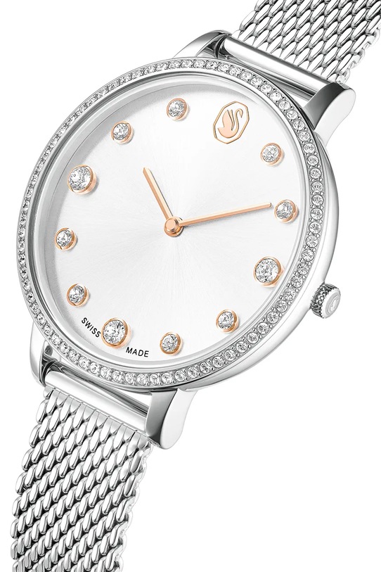 Akcesoria Swarovski zegarek CLARICA 5740971 srebrny