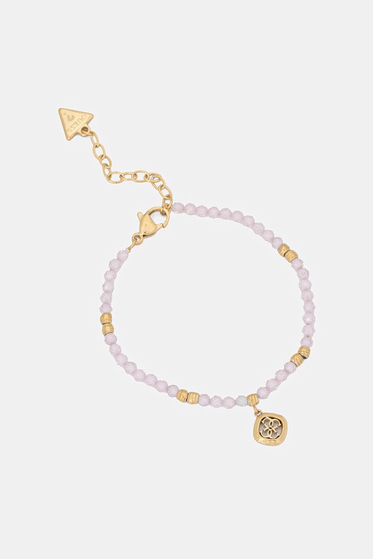 Guess bransoletka damska ze stali nierdzewnej JAIPUR SPLENDOR różowy JUBB06.147JW