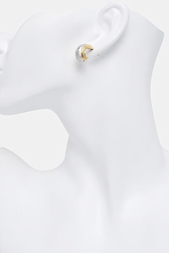 Guess kolczyki damskie ze stali nierdzewnej VIVA SOLEIL JUBE06.161JW złoty SS26