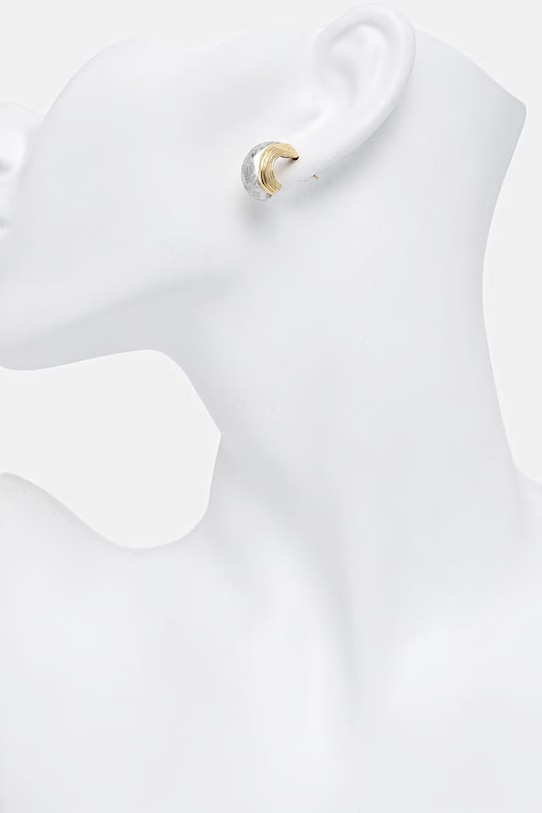 Guess kolczyki damskie ze stali nierdzewnej VIVA SOLEIL JUBE06.161JW złoty SS26