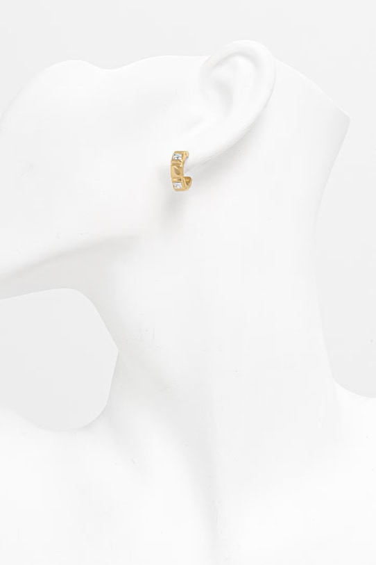 Guess kolczyki damskie ze stali nierdzewnej ACE OF DIAMONDS JUBE06.183JW złoty SS26