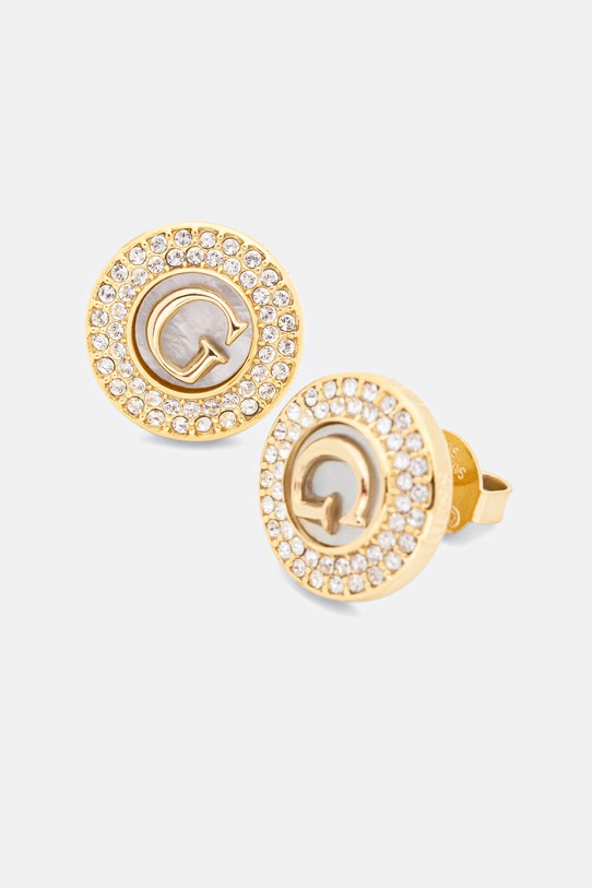 Guess kolczyki damskie ze stali nierdzewnej G TALISMAN JUBE06.205JW złoty SS26
