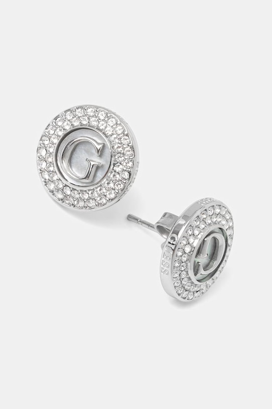Akcesoria Guess kolczyki damskie ze stali nierdzewnej G TALISMAN JUBE06.211JW srebrny