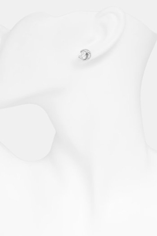 Akcesoria Guess kolczyki damskie ze stali nierdzewnej AURORA JUBE06.233JW srebrny