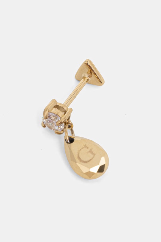 Guess kolczyk damski ze stali nierdzewnej PIERCING STUDIO JUBE06.257JW złoty SS26