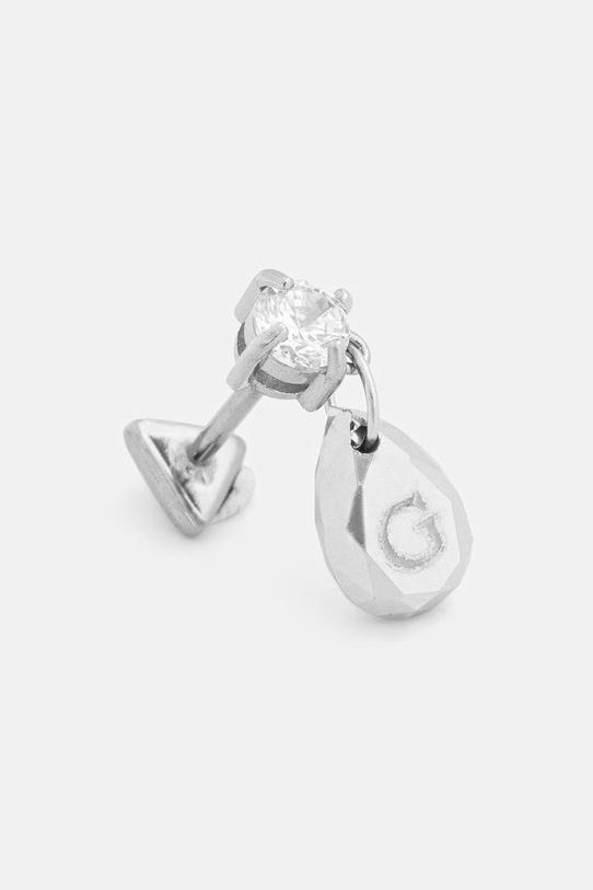 Guess Kolczyk damski ze stali nierdzewnej PIERCING STUDIO JUBE06.257JW srebrny SS26