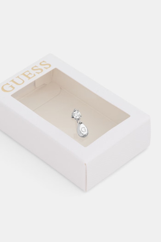 Guess Kolczyk damski ze stali nierdzewnej PIERCING STUDIO srebrny JUBE06.257JW