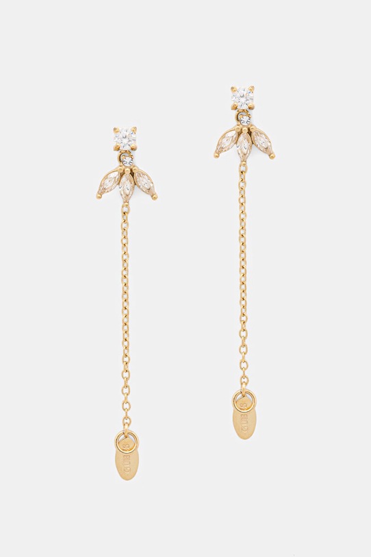 Guess kolczyk damski ze stali nierdzewnej PIERCING STUDIO złoty JUBE06.268JW