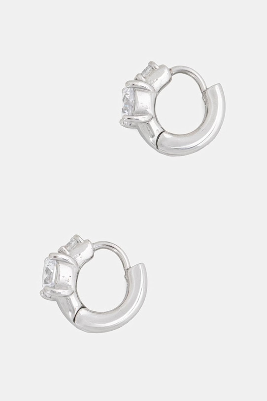 Guess kolczyki damskie ze stali nierdzewnej PIERCING STUDIO srebrny JUBE06.270JW