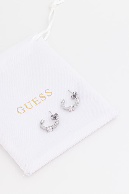Akcesoria Guess kolczyki damskie ze stali nierdzewnej PIERCING STUDIO JUBE06.272JW srebrny