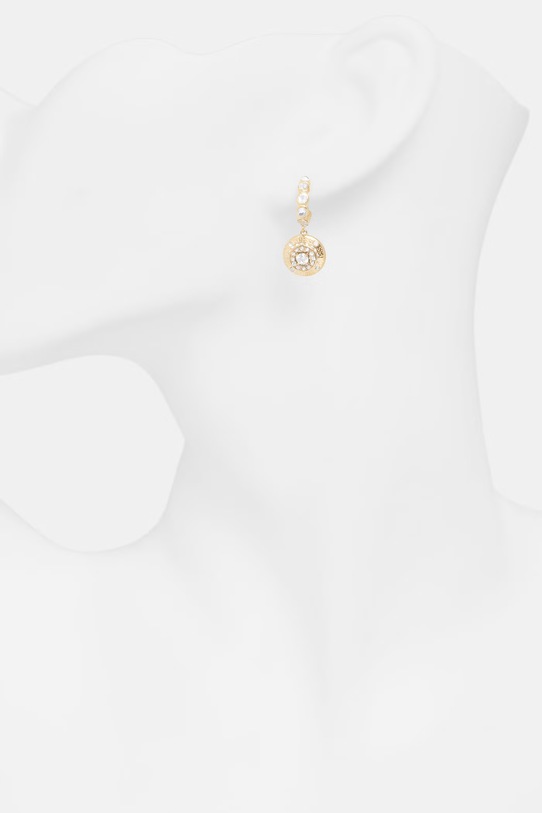 Guess kolczyki damskie ze stali nierdzewnej SPARKS złoty JUBE06.284JW