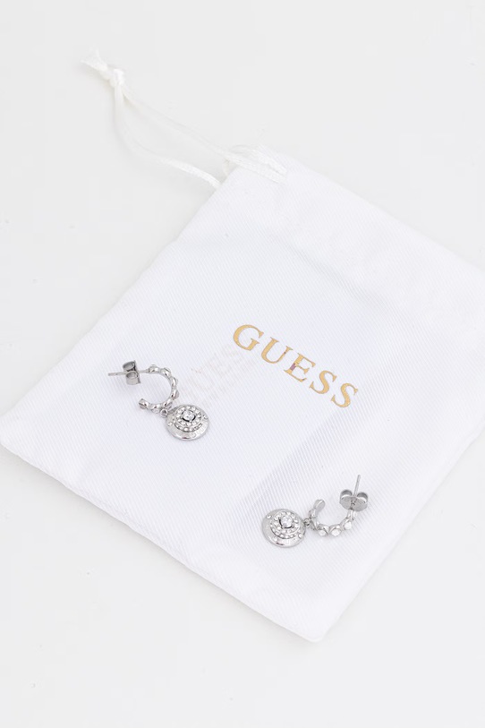 Guess kolczyki damskie ze stali nierdzewnej SPARKS srebrny JUBE06.284JW