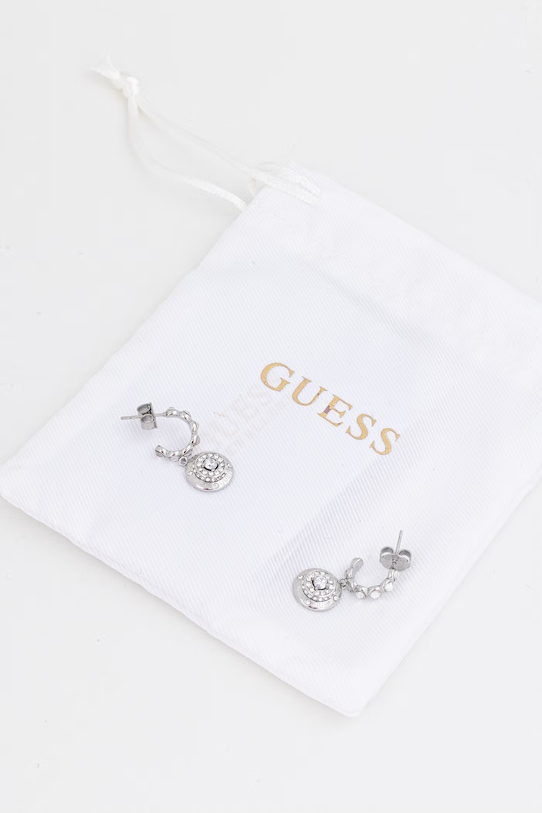 Guess kolczyki damskie ze stali nierdzewnej SPARKS srebrny JUBE06.284JW