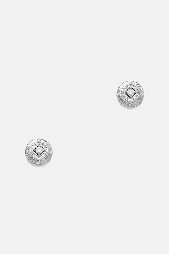 Guess kolczyki damskie ze stali nierdzewnej SPARKS srebrny JUBE06.289JW