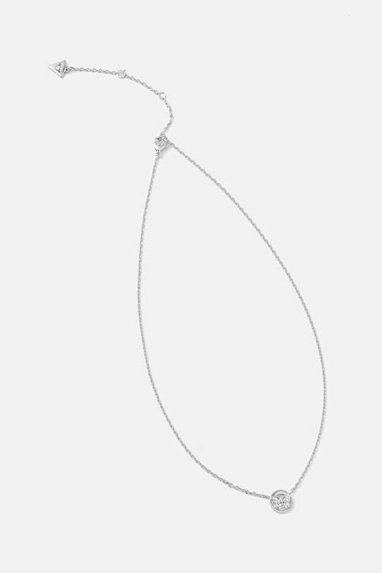 Guess naszyjnik damski ze stali nierdzewnej BORBOLETA srebrny JUBN06.134JW